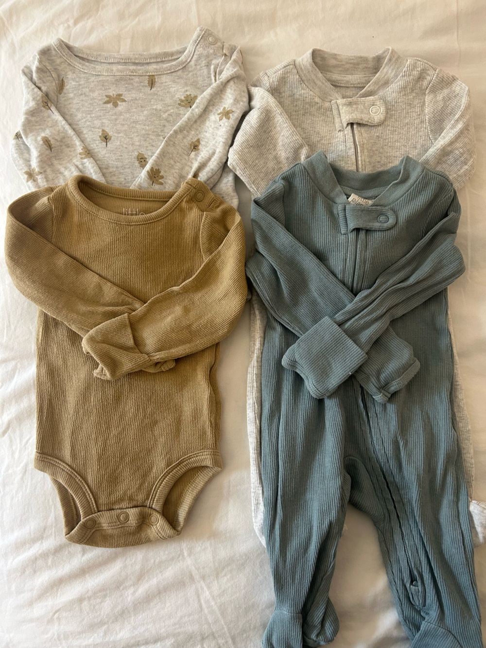 Bundle of Little Planet Newborn Baby Clothes Bodysuits Footies Gender Neutral
